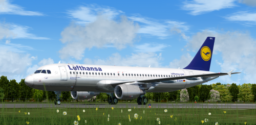 More information about "Lufthansa A320 CFM D-AIPP (w/ Optional Weathered version)"