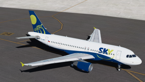 More information about "Sky Airline A319-112 CC-AMP (CFM) (SKU)"