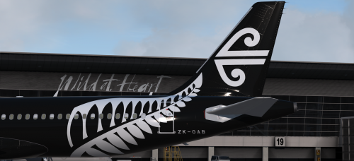 Airbus A320-232 IAE Air New Zealand ZK-OAB