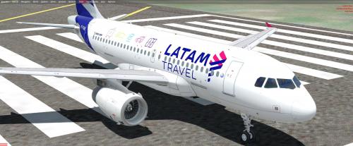 More information about "A319-132 IAE - LATAM Brasil "LATAM Travel" Special Livery PT-TME"