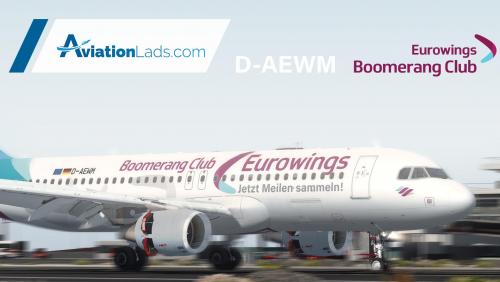 More information about "A320-X Eurowings "Boomerang Club" | D-AEWM"