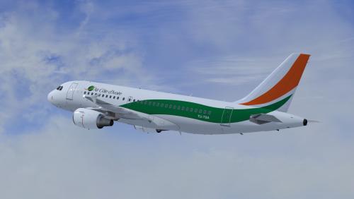 Air Côte d'Ivoire - A319 - TU-TSA - PBR User Submitted Liveries ...