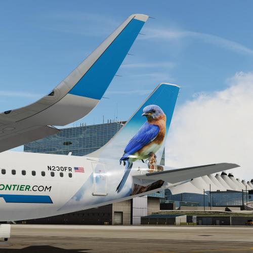 More information about "Frontier N230FR -Betty the BlueBird / Real Cabin / Custom EFB"