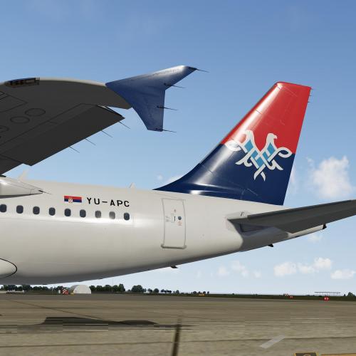 More information about "Air Serbia A319 Pack / Real Cabin / VC Textures / Real weights / ASL announcements and stands"